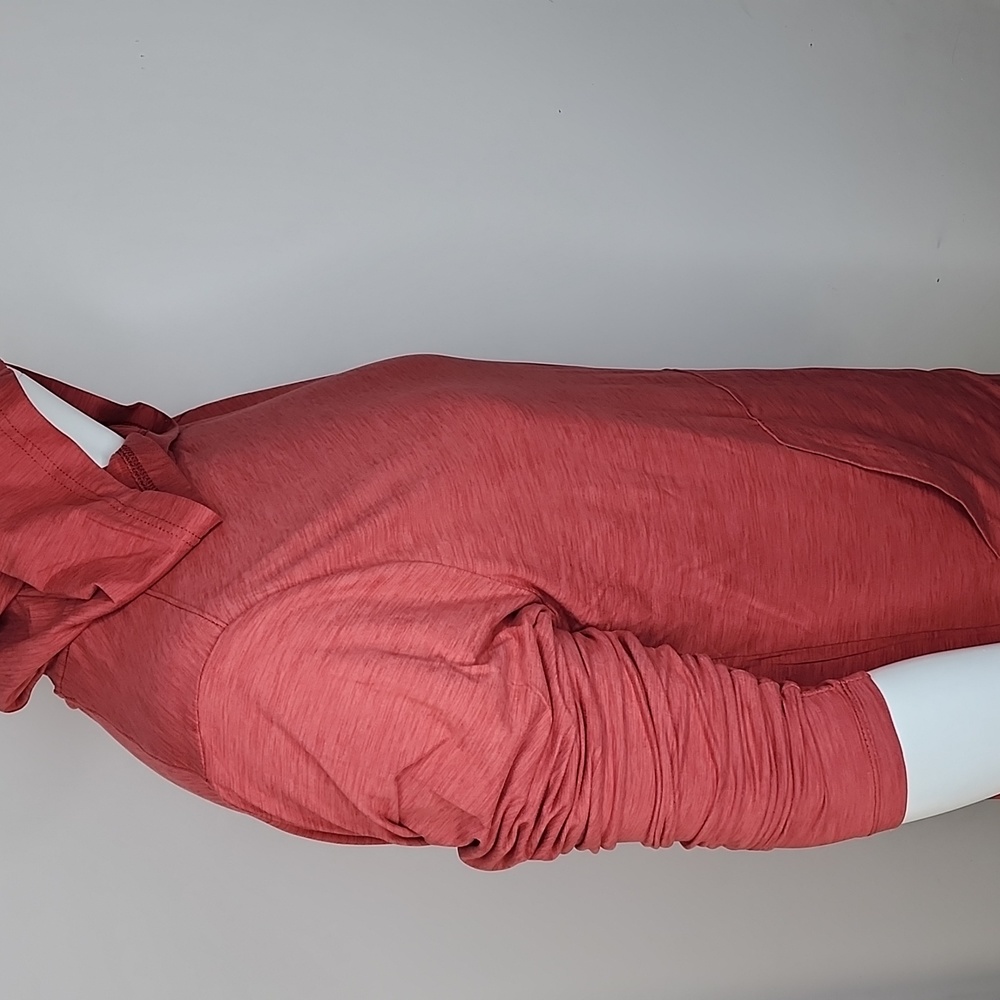 SPYDER ACTIVE MEN'S LARGE TSHIRT WITH HOODIE, RED COLOR - Picture 2 of 13